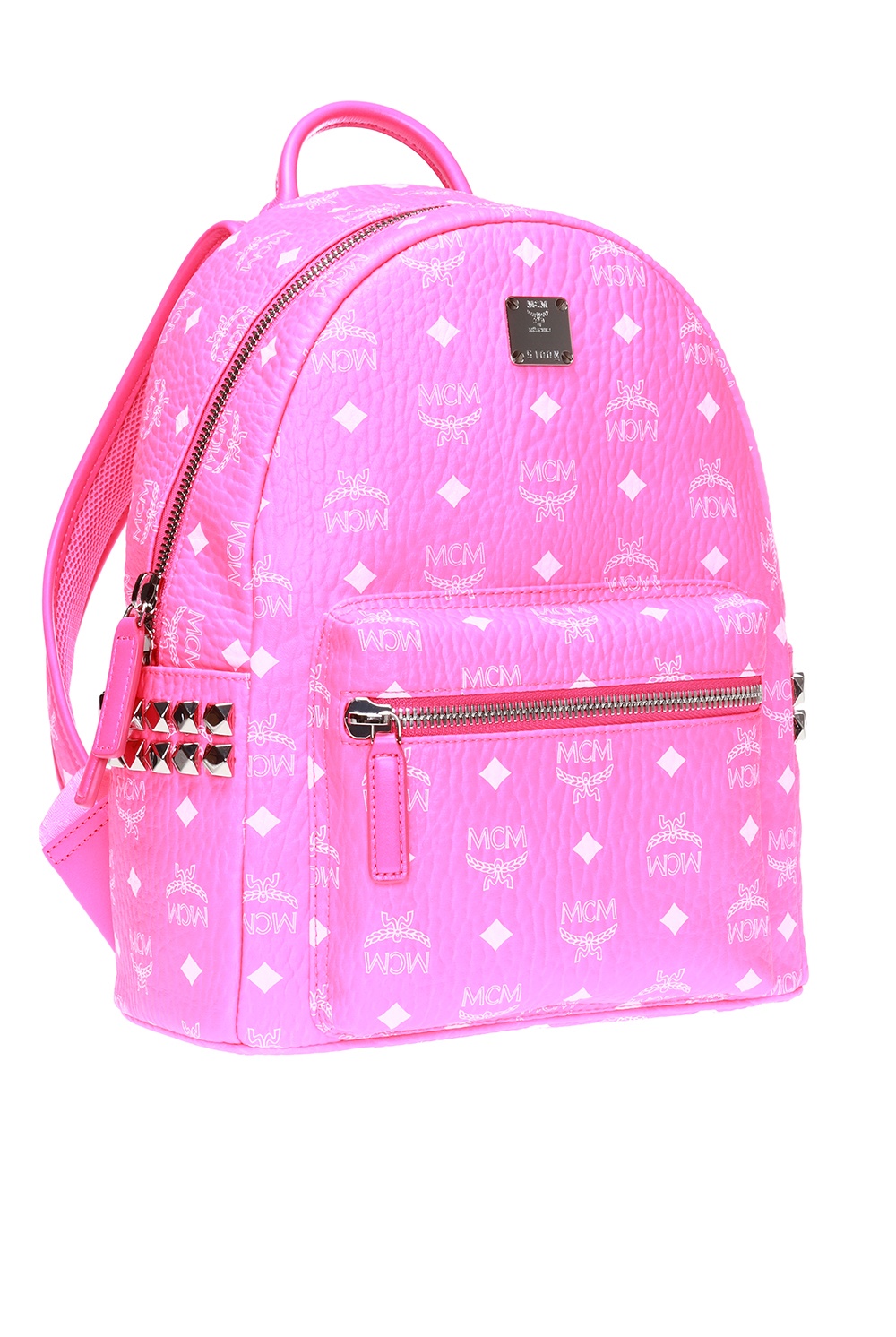 Pink Stark monogram backpack MCM Vitkac Canada